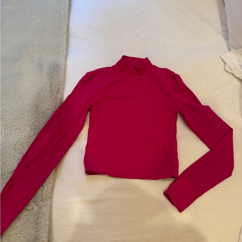 Babaton Contour Pink Long Sleeve Top